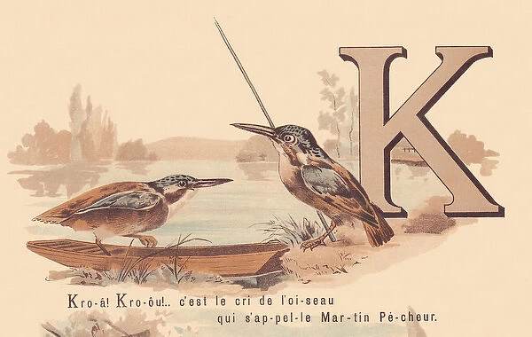 K: Kroa! Kroou! its the cry of the bird called Martin Pecheur