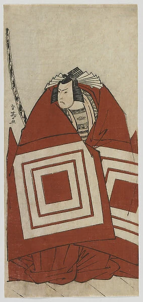 Kabuki Actor Ichikawa Yaozo III in a Shibaraku Role, Edo period