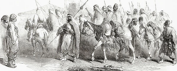 Kurdish riders, 19th century
