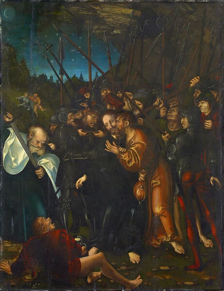 L arrestation du Christ - The Arrest of Christ, by Cranach, Lucas