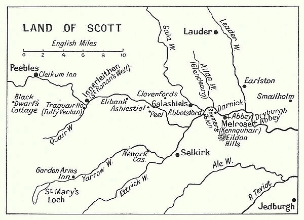Land of Scott (litho)