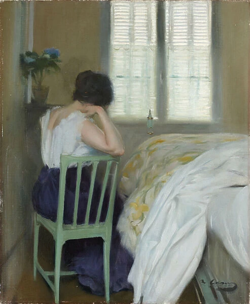 Las Horas Tristes, c.1900 (oil on canvas)