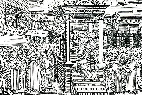 Latimer preaching before Edward VI