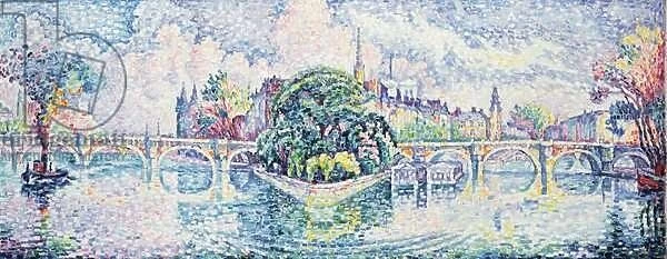 Le Jardin du Vert-Galant, c. 1928 (oil on canvas)