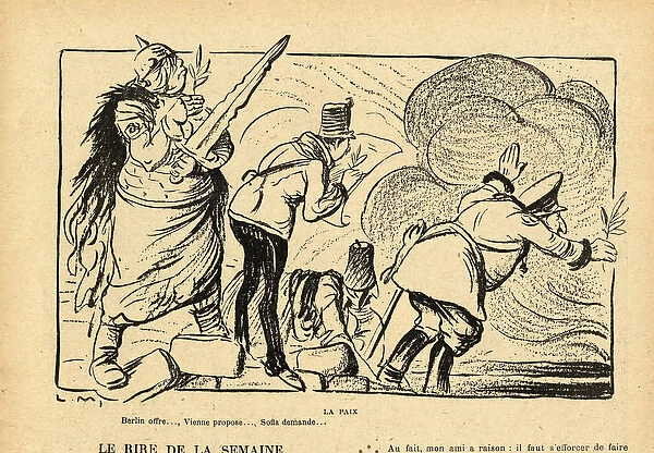 Le Rire rouge, Satirique en N&B, 1918_10_5 : War of 14 -18, Austria