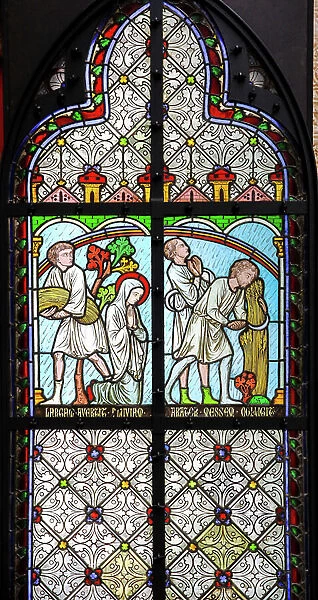 The Legend of Saint Genevieve, 19th century (Stained-glass)