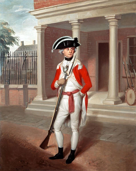 Lieutenant George Belson, Corps of Marines, Chatham, c. 1780 (oil on canvas)