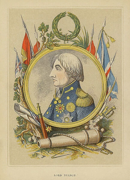 Lord Nelson (coloured engraving)