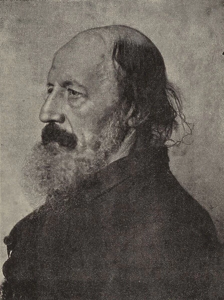 Lord Tennyson, Poet Laureate (b  /  w photo)