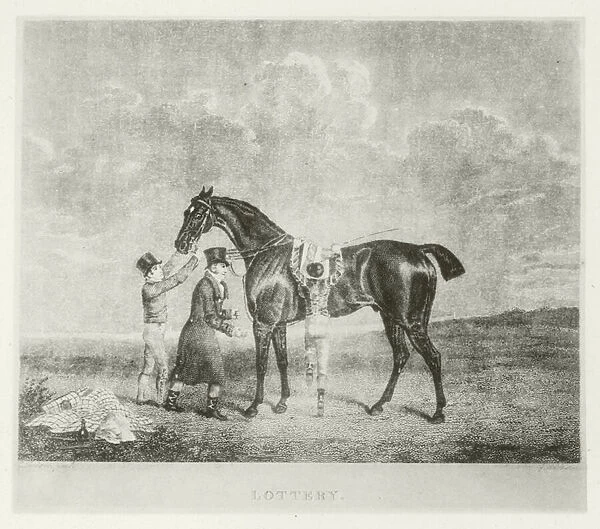 Lottery, foaled 1820 (b  /  w photo)
