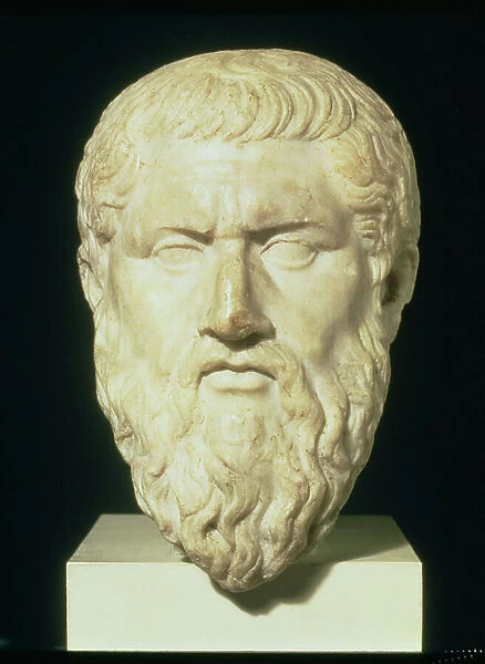 Luna Head of Plato, 1st century AD (marble)