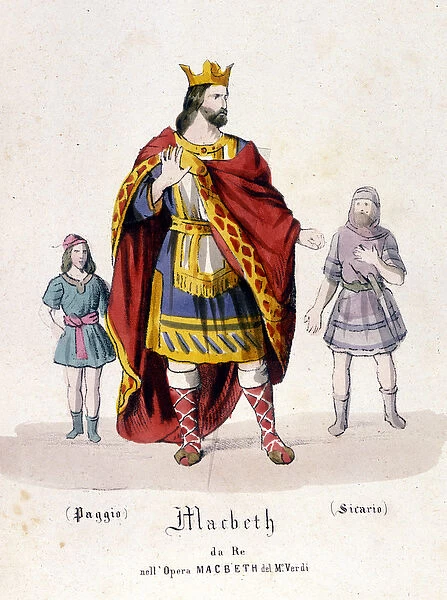 Macbeth character in the opera of the same name by Giuseppe Verdi (1813 - 1901