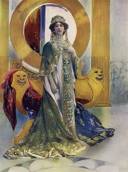 Madame Otero in L Imperatrice (colour photo)