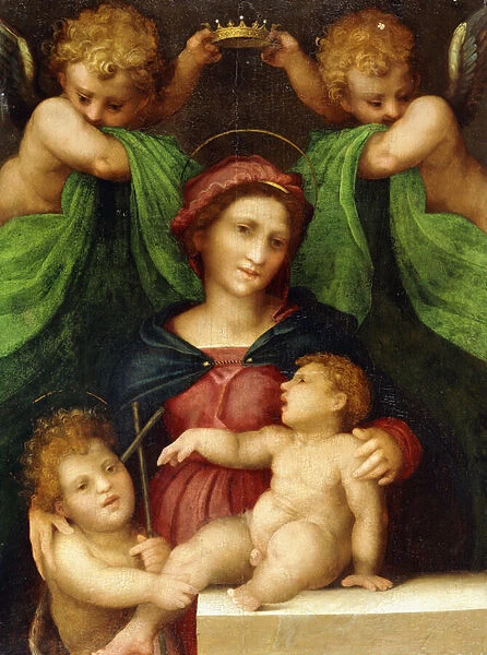 The Madonna and Child with the Infant Saint John the Baptist and two Angels, c