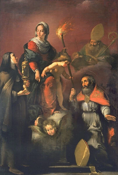 Madonna and Child with St. Clare, St. Ambrose and St. Erasmus