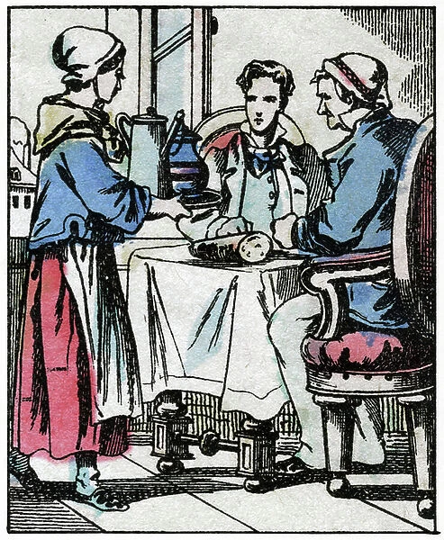 A maid, c.1860 (print)