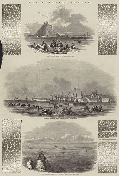 Her Majestys Cruise (engraving)