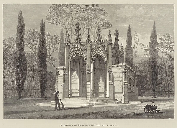 Mausoleum of Princess Charlotte at Claremont (engraving)