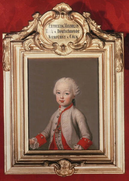 Maximilian (1756-1801) youngest son of Francis I and Maria Theresa of Austria (1717-80)