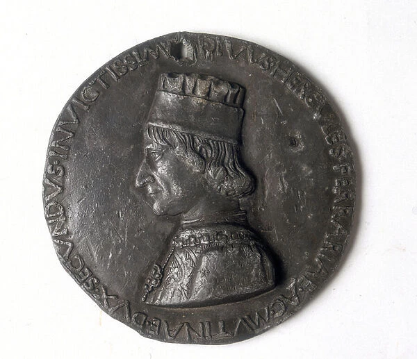 Medal depicting Ercole d Este: recto