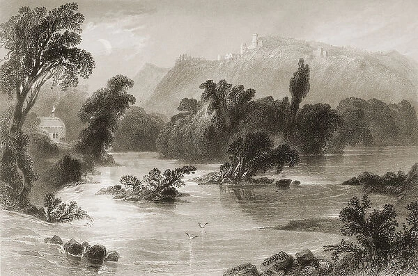 The Meeting of the Water, Vale of Avoca, County Wicklow, from Scenery and Antiquities