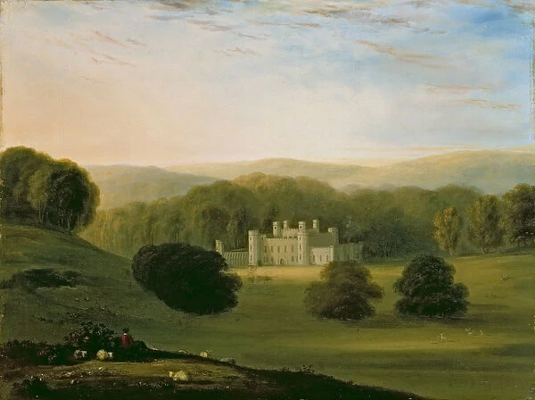 Michelgrove House, Clapham, near Worthing, Sussex (oil on canvas)