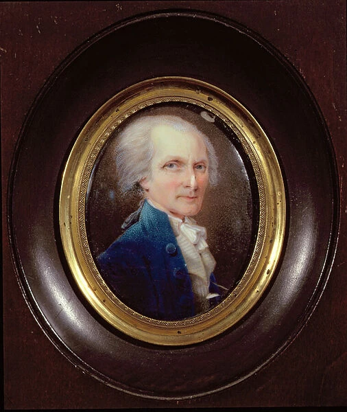 Miniature portrait of Arthur Lee (1740-92) 1795 (painted enamel)