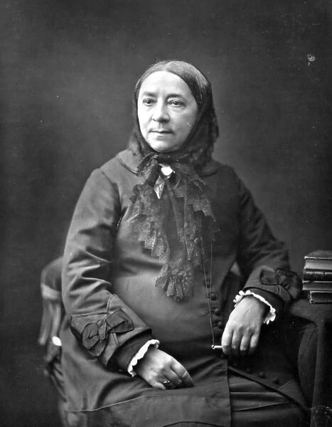 Mme. Pape-Carpantier from Galerie Contemporaine, c. 1877 (b  /  w photo)