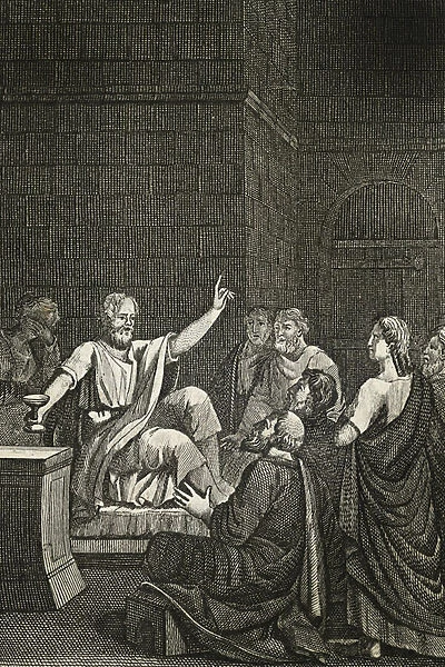 The Last Moments of Socrates (litho)