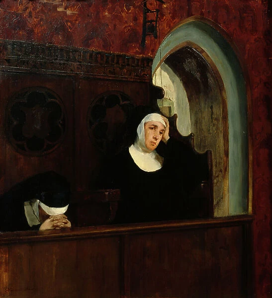 In The Monastery Church, 1878 (painting)