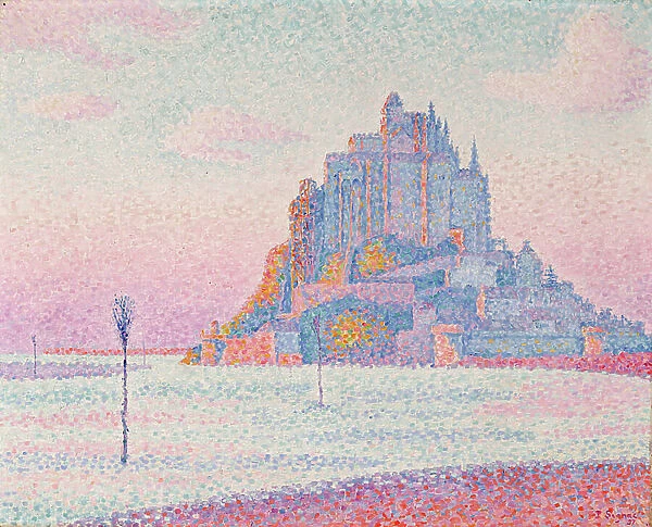 Mont Saint-Michel, Setting Sun, 1897 (oil on canvas)