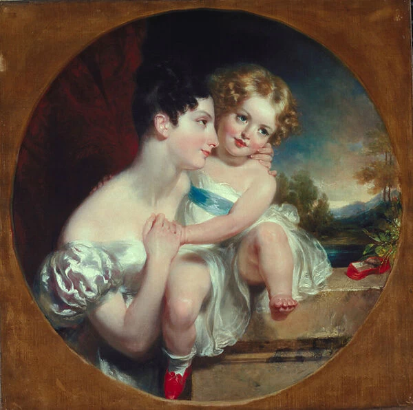 Mother and child, c. 1840-45 (oil on canvas)