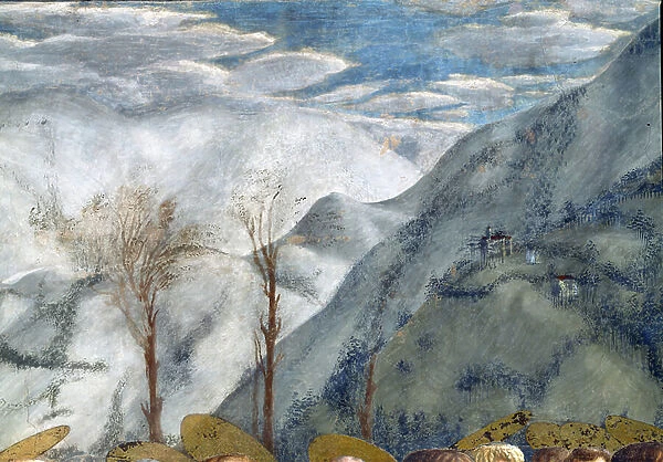 Mountain Scene, Brancacci Chapel, 1428 (fresco)