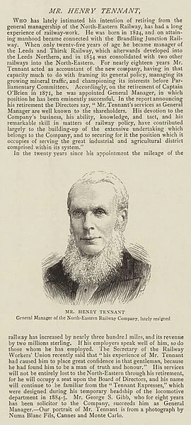 Mr Henry Tennant (engraving)