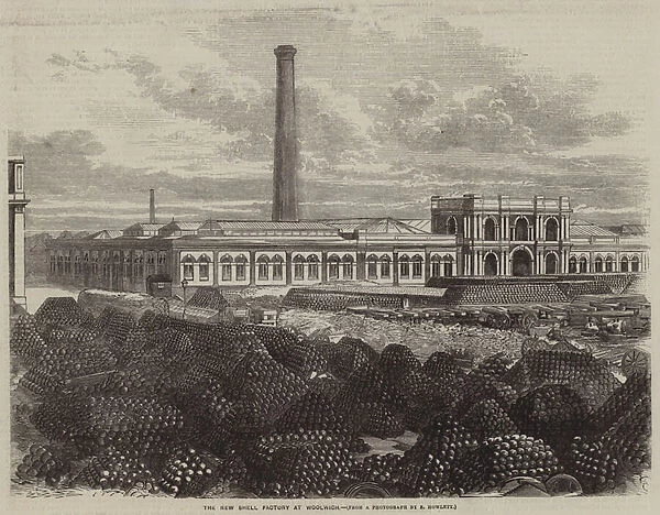 The New Shell Factory at Woolwich (engraving)