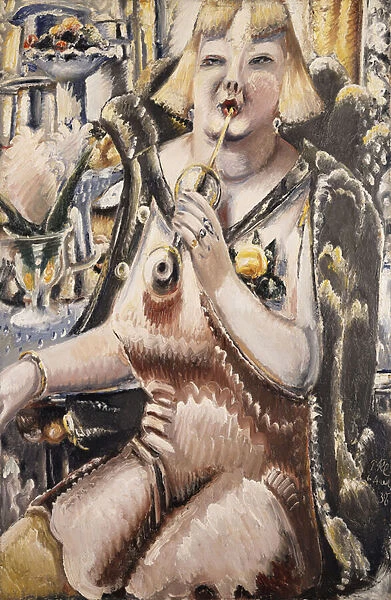 The Nightclub Hostess; Die Animierdame, 1938 (oil on canvas)