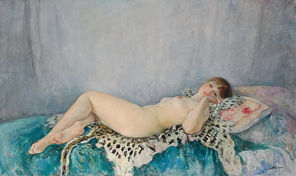Nude on Leopard Skin, Le Cannet, 1926 (oil on canvas)