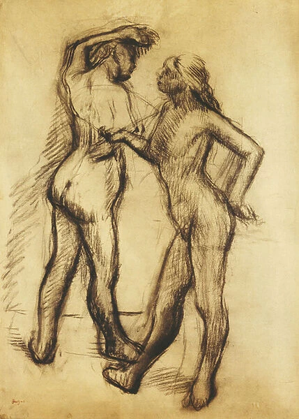 Nude Study (Two Women Standing); Etude de Nu (Deux Femmes Debout)