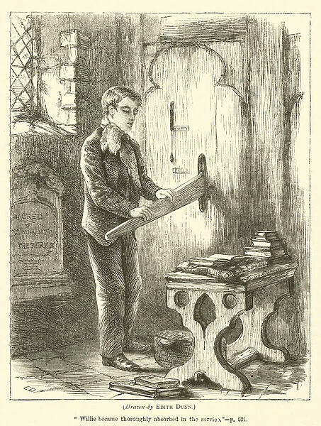 The Organ-Blower (engraving)