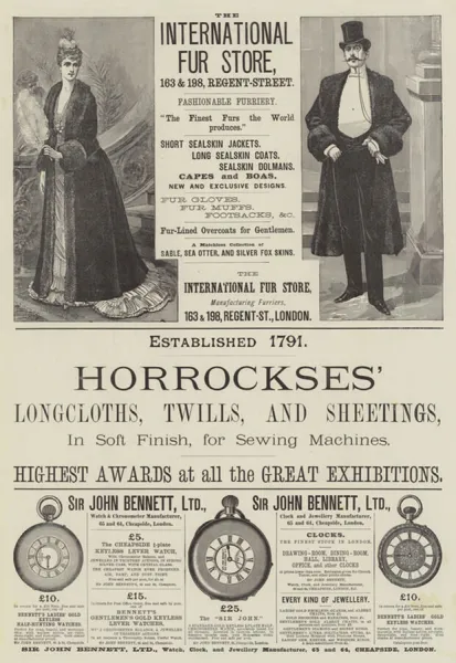 Page of Advertisements (engraving)