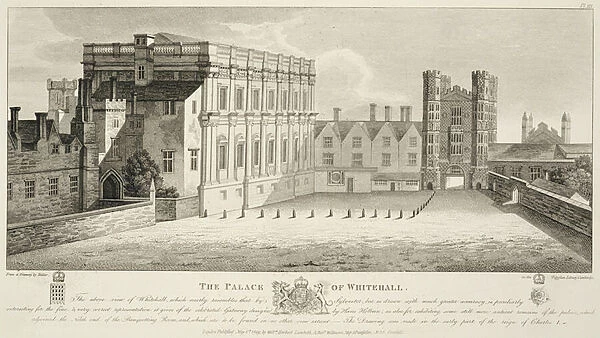 The Palace of Whitehall, from a drawing in the Pepysian Library, Cambridge