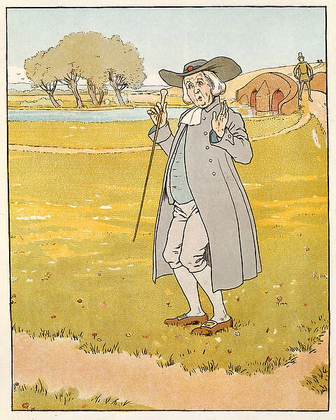 The Parsons clerk was astonished, illustration from The Golden Goose