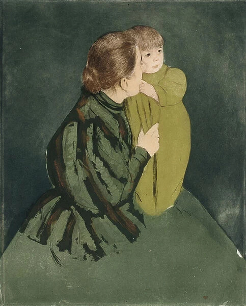 Peasant Mother and Child, c. 1894 (drypoint and aquatint)
