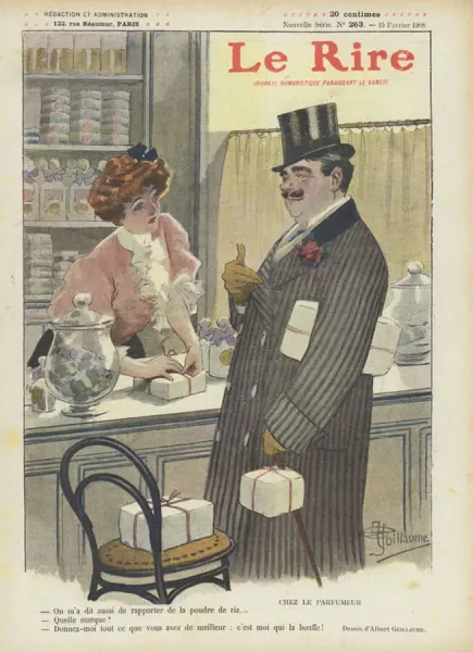 At the Perfume Shop Colour Litho Print Art Prints, Posters