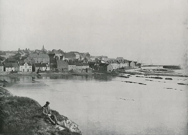 Pittenweem, from the West (b  /  w photo)