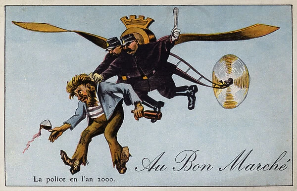 The police in the year 2000 (chromolitho)