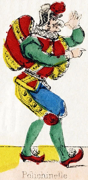 Polichinelle (character of the commedia dell arte, native of Naples)