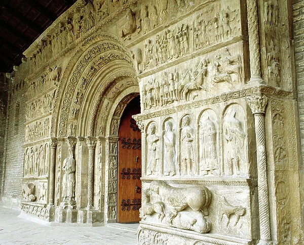 Portal from the monastery, c.1100 (photo)