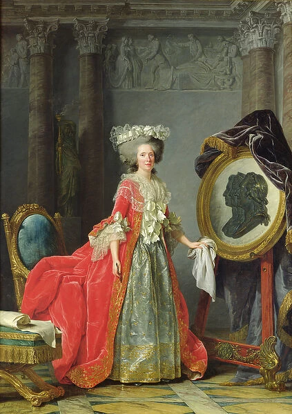 Portrait of Adelaide de France, 1787 (oil on canvas)