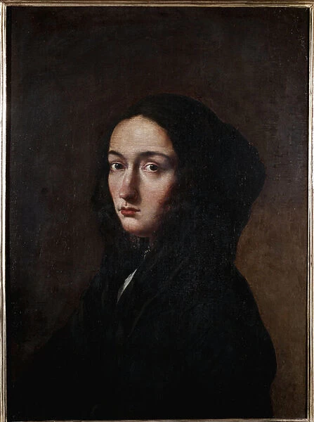 Portrait of the Artists Wife Lucrezia (oil on canvas, 1657-1660)